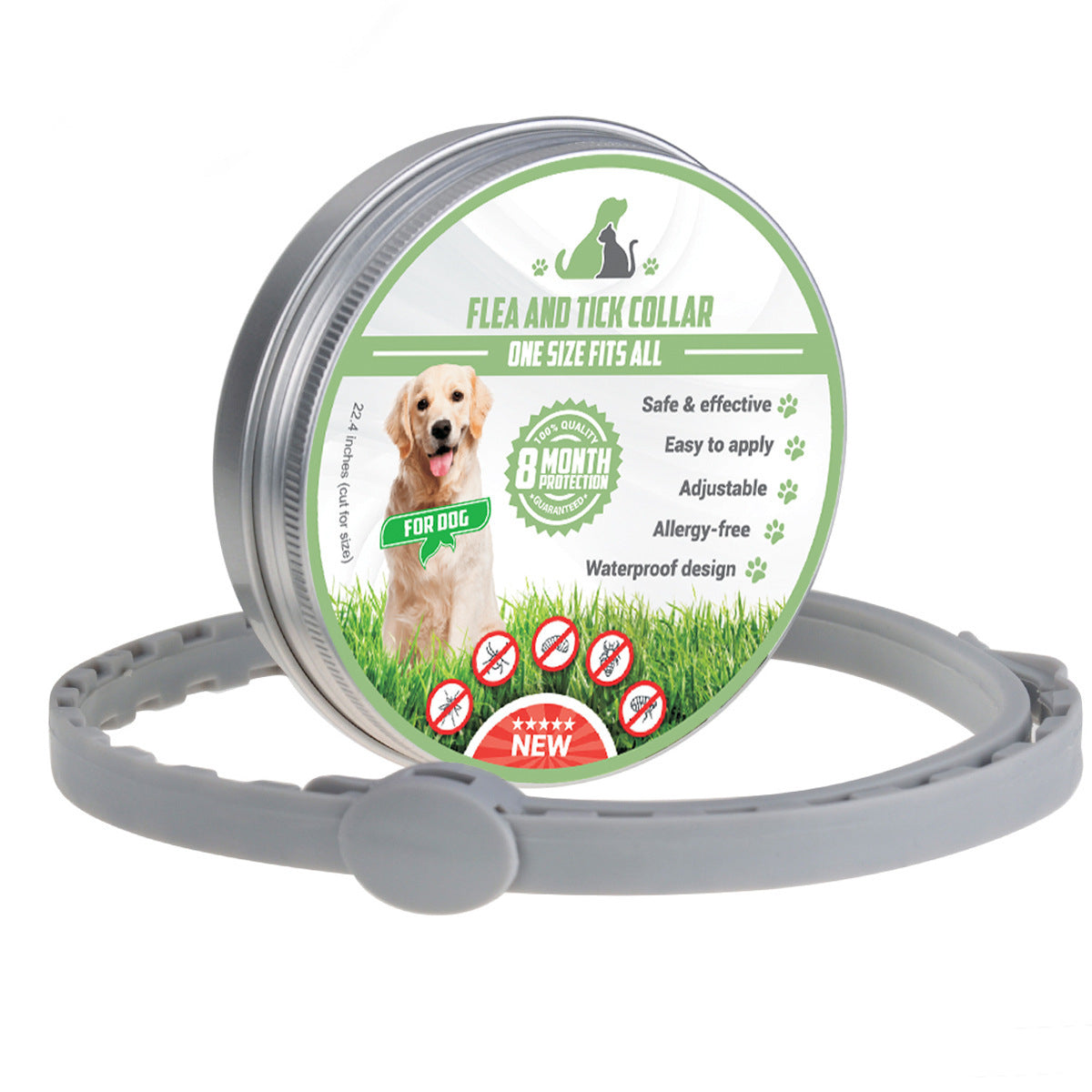 Adjustable Flea and Mosquito Dog Collar
