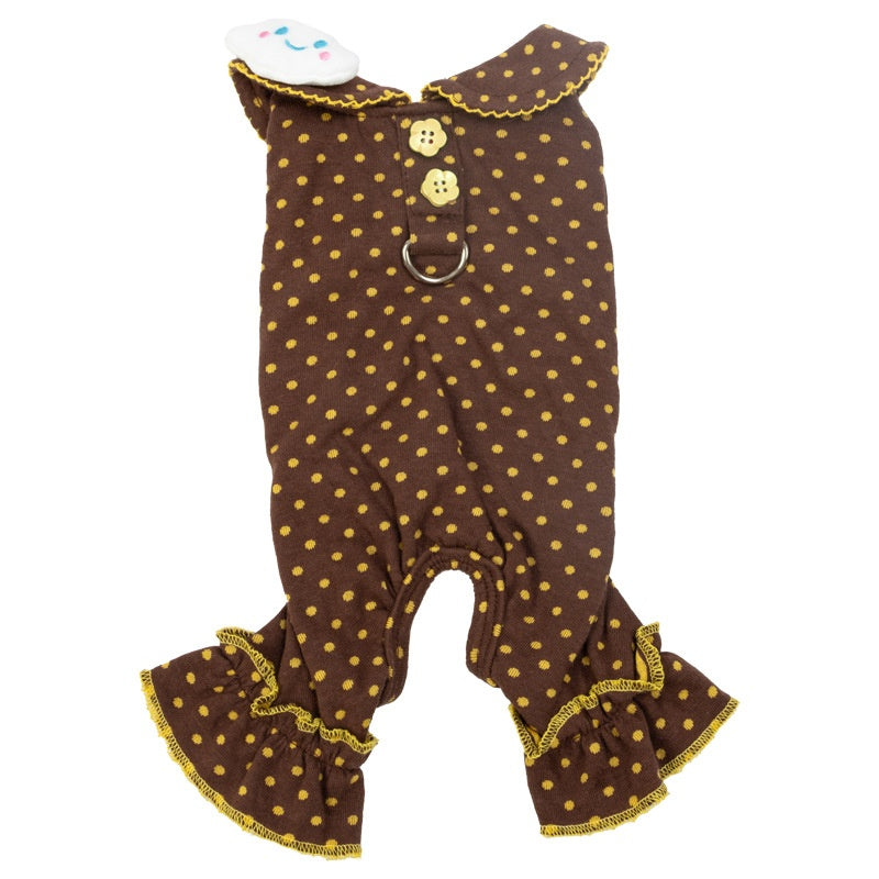 Polka-Dot Dog Harness Belly Wrap