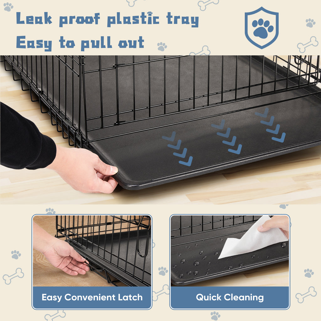 Single Door Dog Cage 24-30 Inch