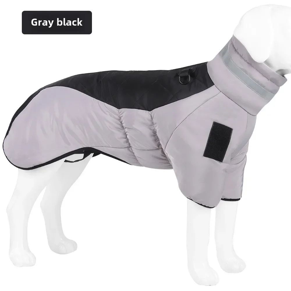 Reflective Waterproof Large Dog Winter Jacket
