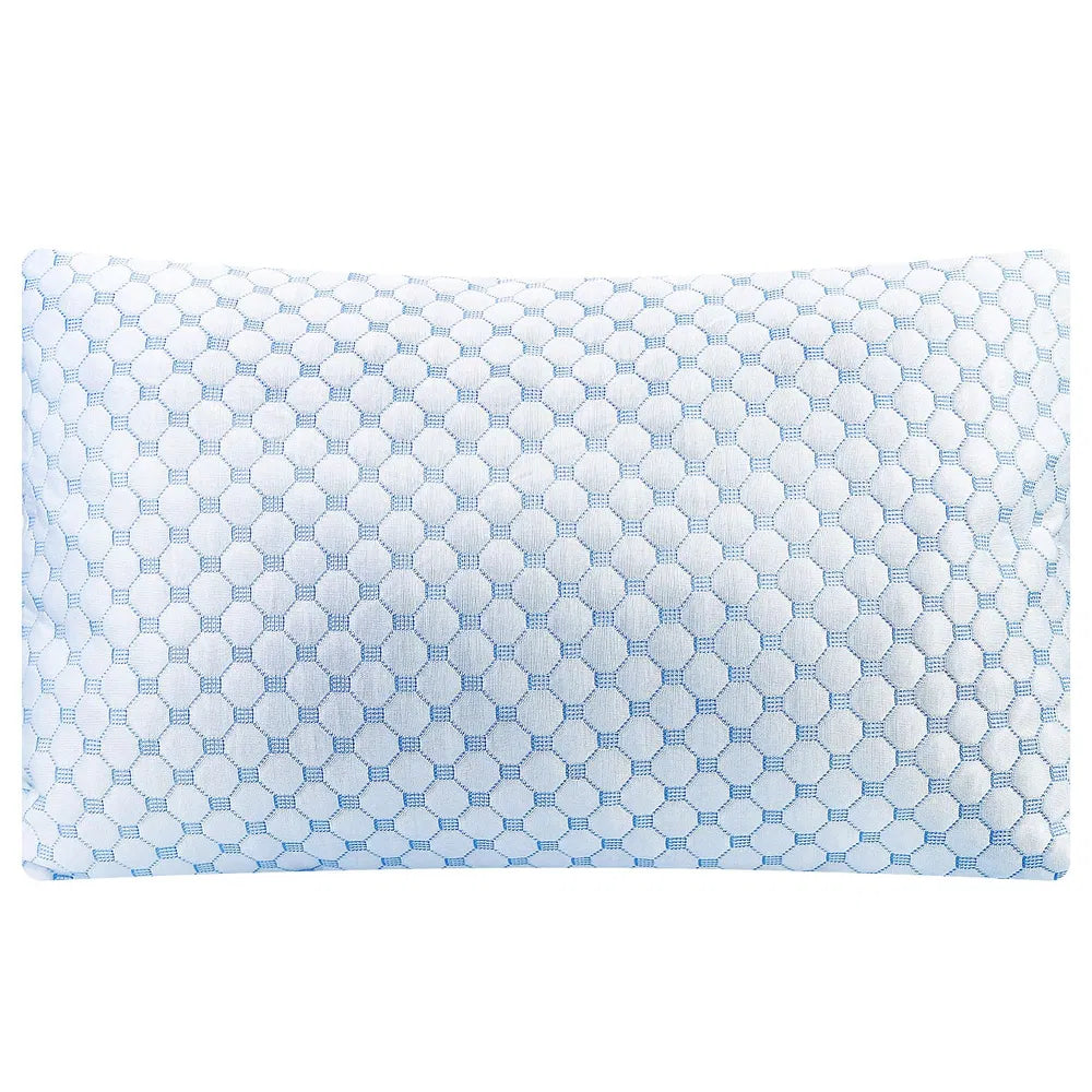 Cooling Memory Foam Pillow Ventilated Soft Bed Pillow With Cooling Gel Infused Memory Foam Heat Reducing Cooling Fiber Breathable Machine Wa