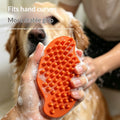 Pet Bath Brush Double-Sided Massage Brush Deshedding Brush