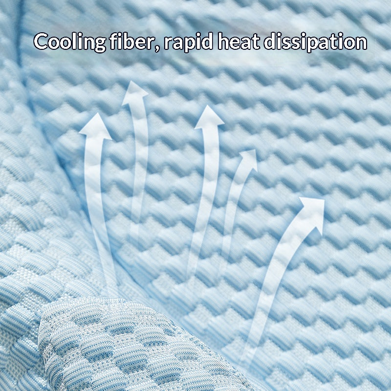 Cooling Ice-Silk Fabric Pet Bed