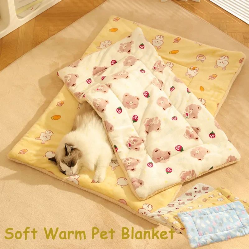 Soft Warm Autumn Winter Dog Blanket