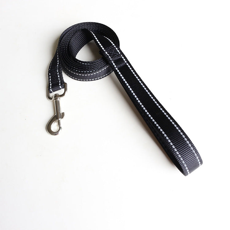 Outdoor Nylon Dog Leash With Reflective Elements