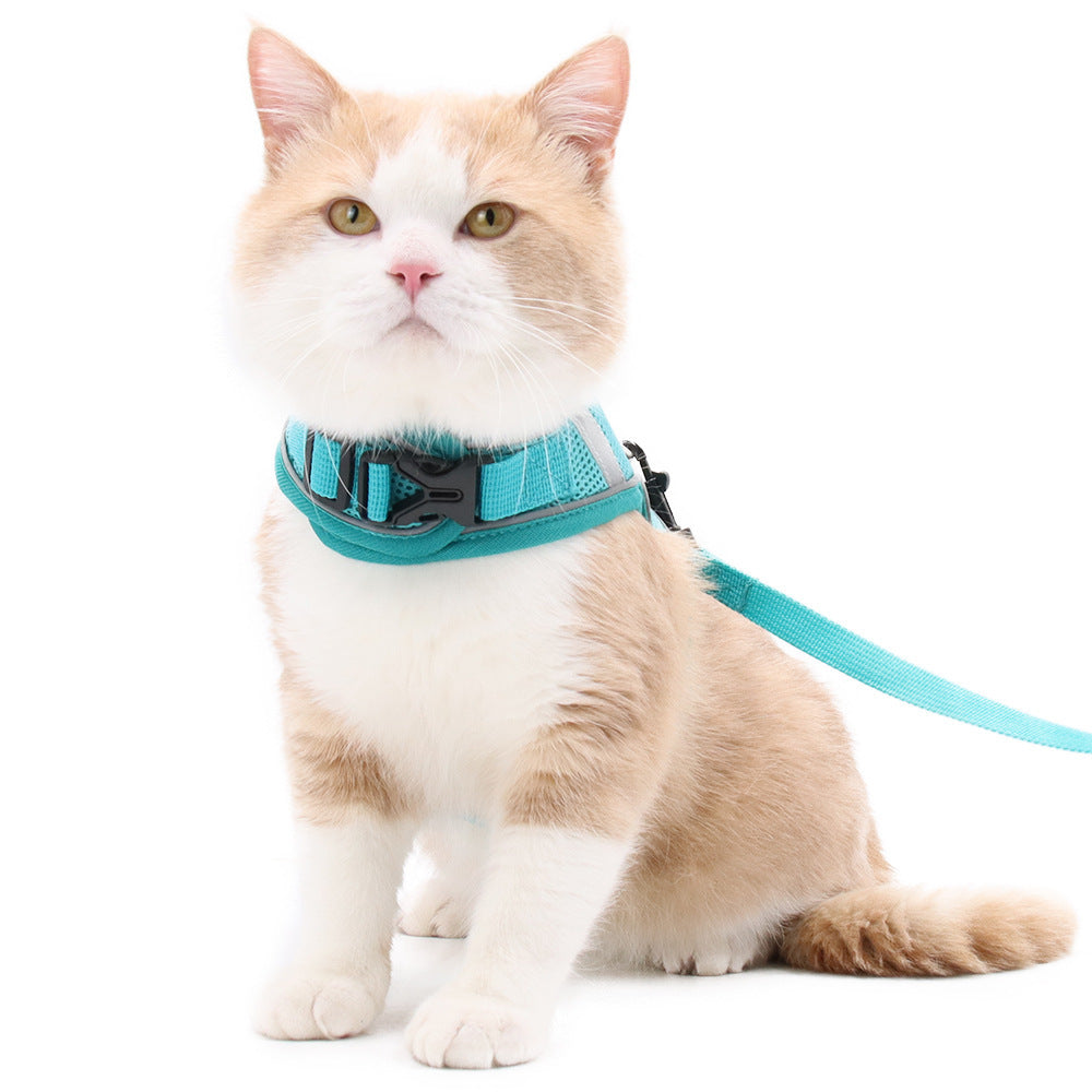Adjustable Reflective Mesh Dog Harness
