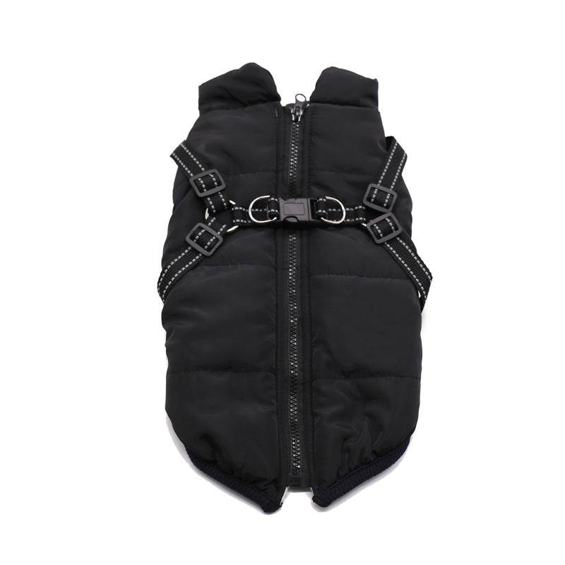 Winter Dog Cotton Chest and Back Vest