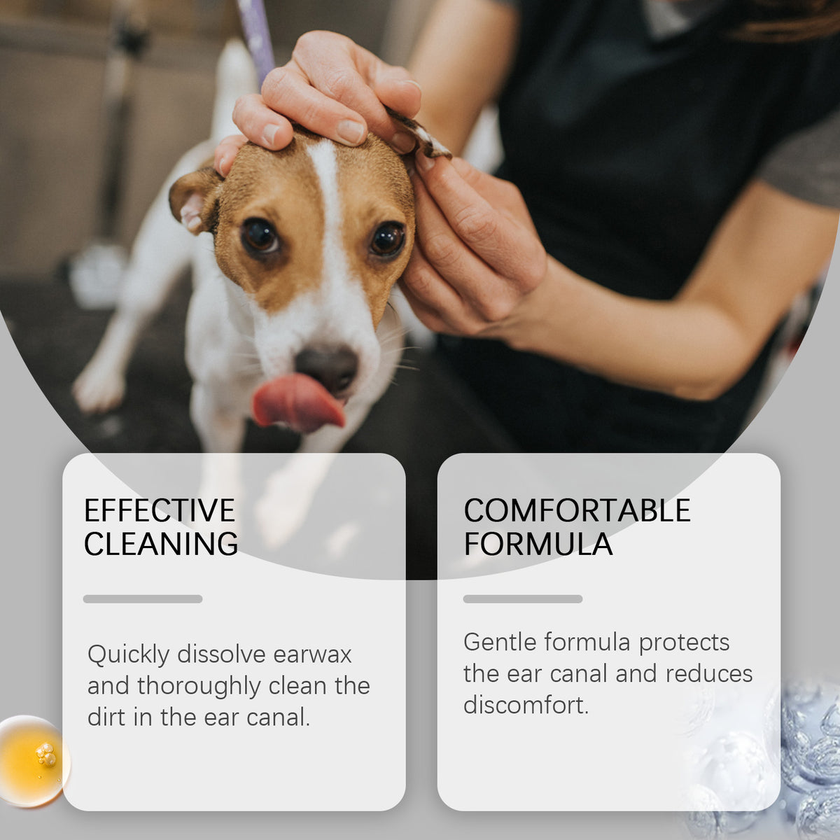 Pet Ear Care Solution For Gentle Cleaning