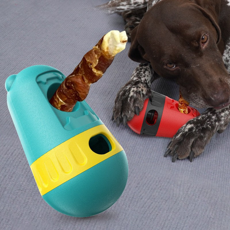 New Slow Food Dropping Ball Snack Stick Holder Dog Toy