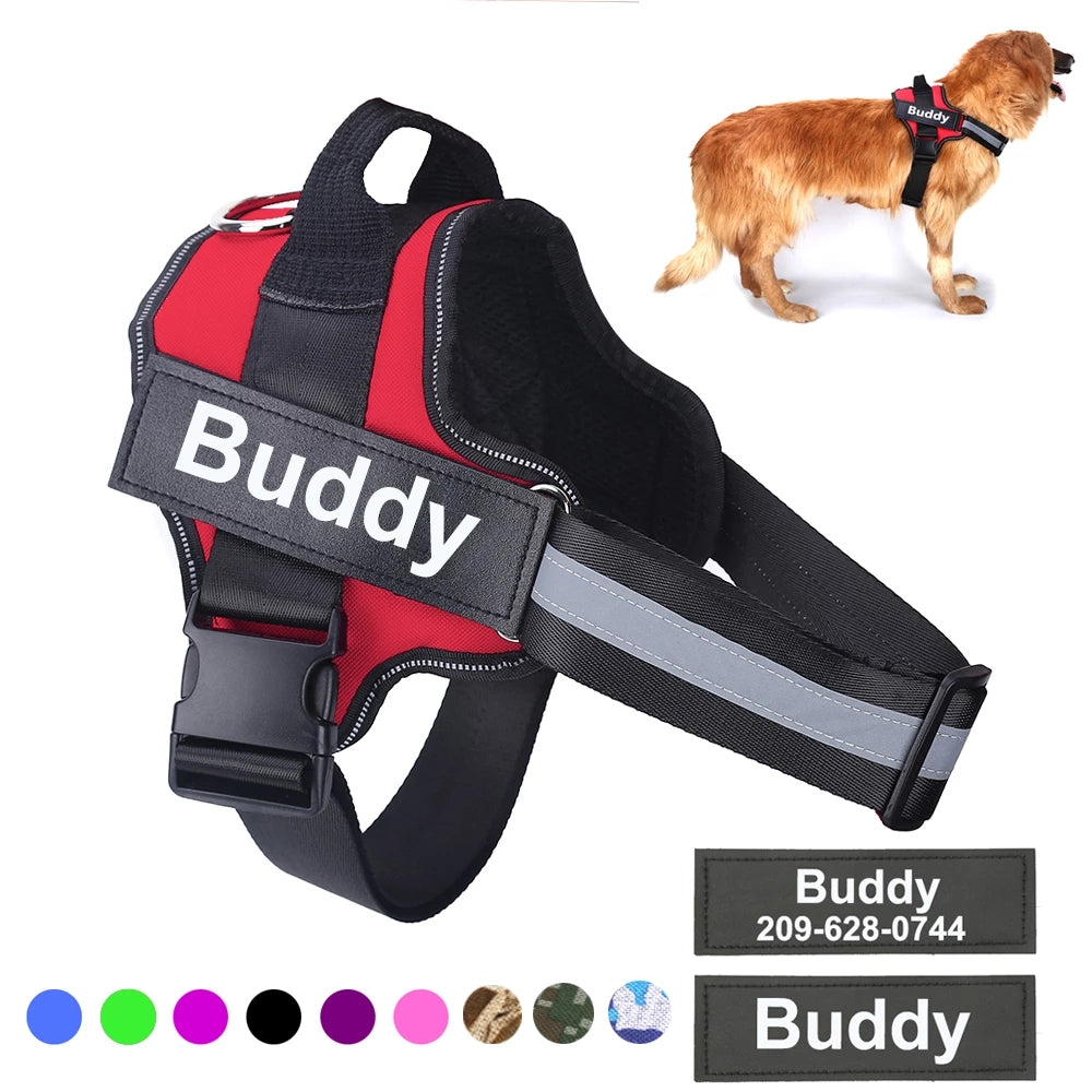 Reflective Breathable Adjustable Dog Vest