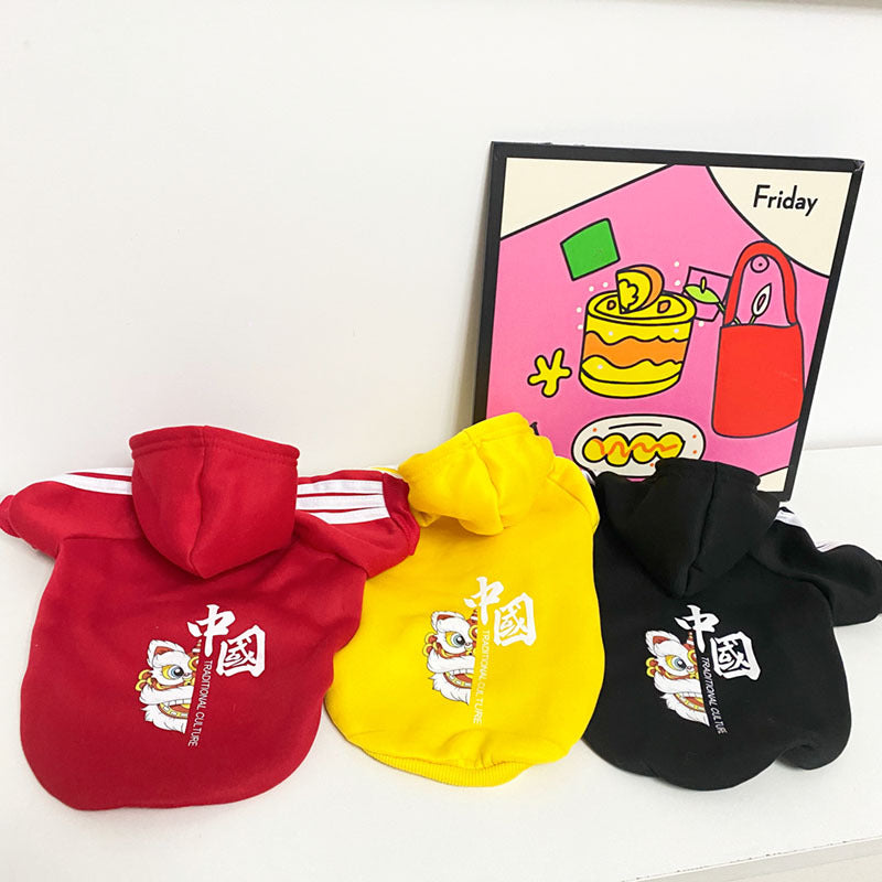Cartoon Dog Clothes for Autumn and Winter