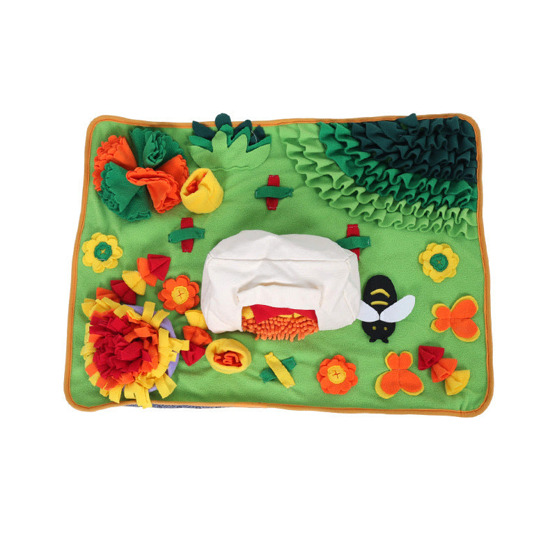 Tent-Shaped Pet Sniffing Boredom-Relief Mat