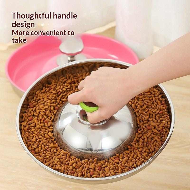 Thickened Stainless Steel Pet Food Bowl