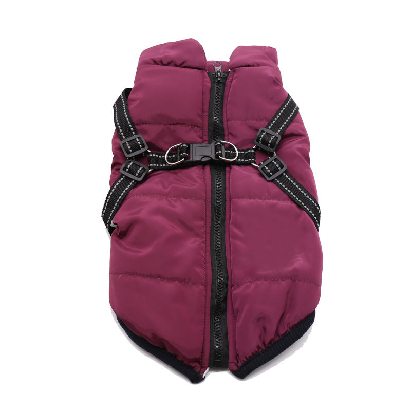Winter Dog Cotton Chest and Back Vest