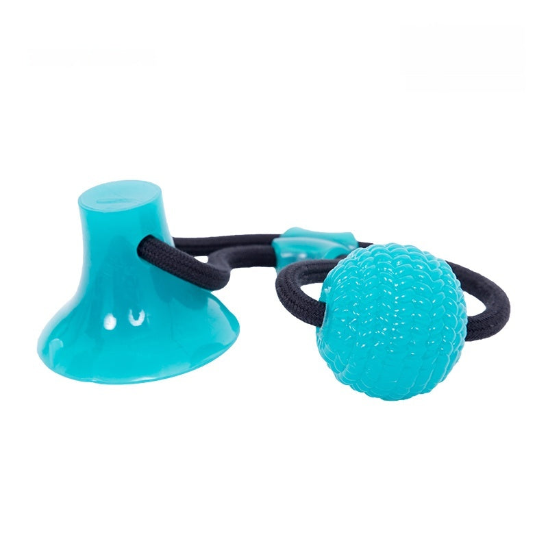 Dog Toy Bite-Resistant Molar Interactive Sucker Spherical Tug Of War String