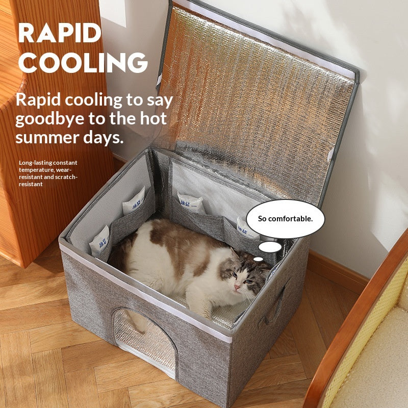 Anti-Freeze, Warming, And Heating Pet Bed Diy Ice Pack For Cooling Pet House