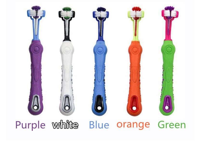 Double-Headed Finger Pet Toothbrush