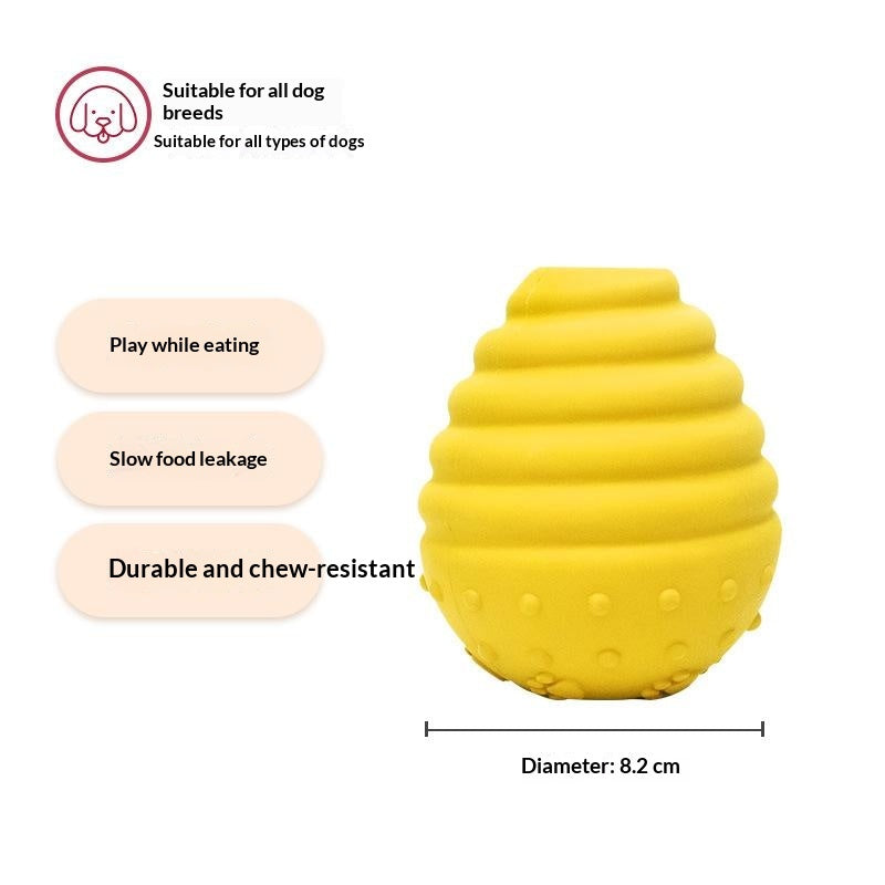 Chew-Resistant Squeaky Tire Pet Toy