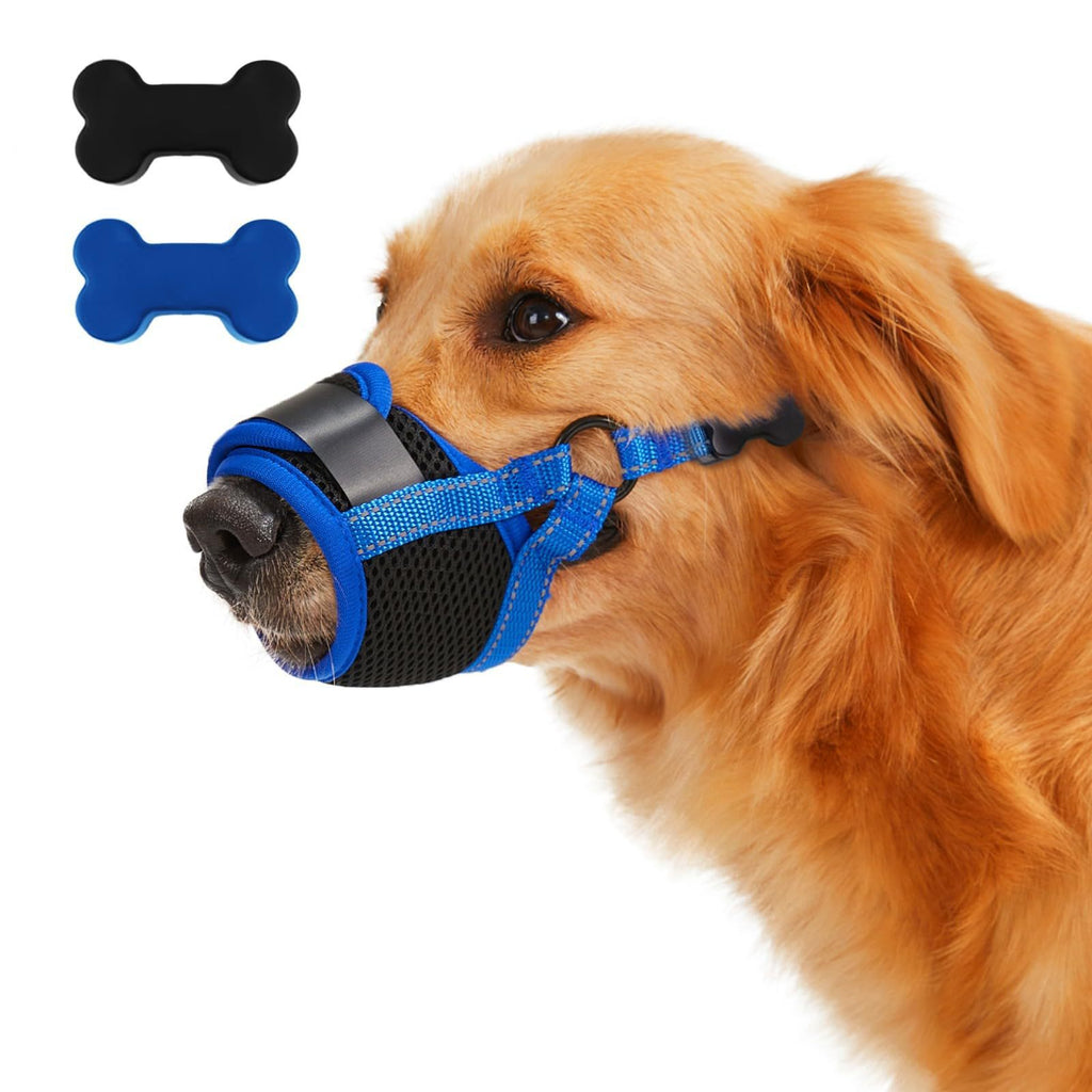 Adjustable Anti-Bite Cotton Dog Muzzle