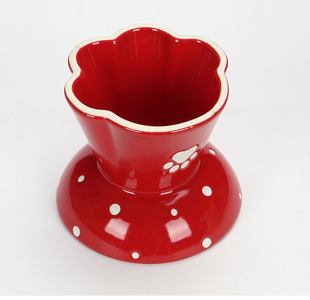 Protect Cervical Spine Large Capacity Ceramic Pet Bowl