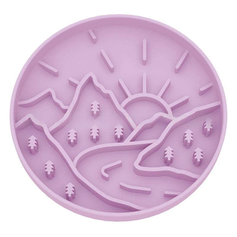 Slow-Feeding Silicone Dog Bowl