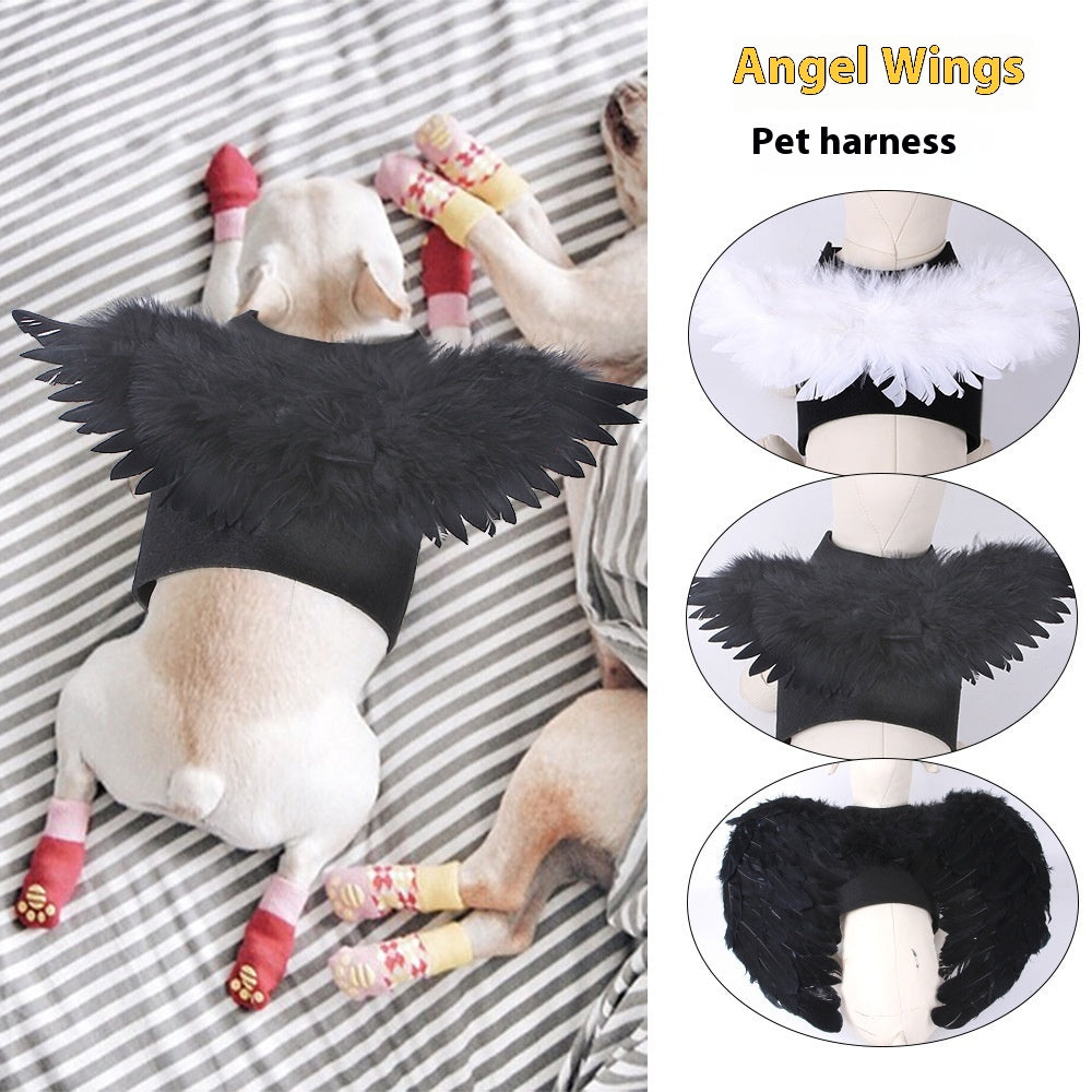 Halloween Angel Wings Pet'S Chest-Back Dog Pet Costume