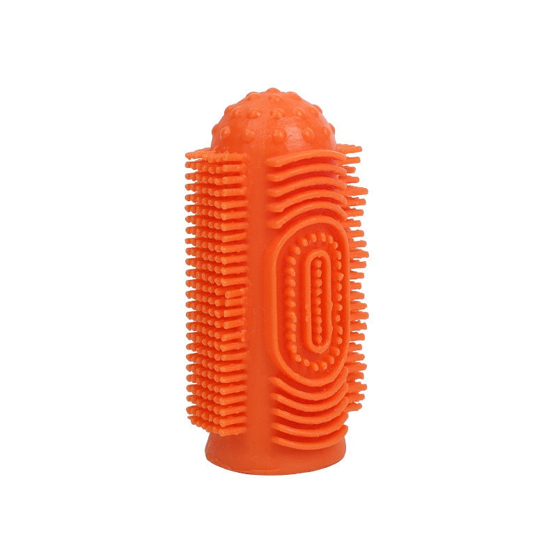 360-Degree Pet Toothbrush Rubber Finger Cap