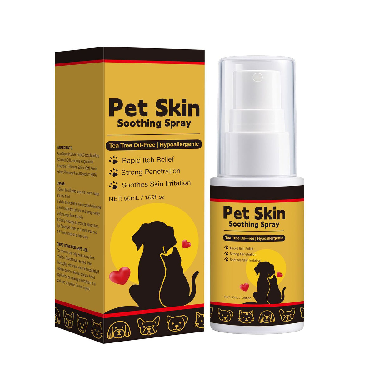 Pet Skin Soothing Spray 50Ml