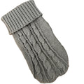 Thickened Cable-Knit Solid-Color Dog Sweater