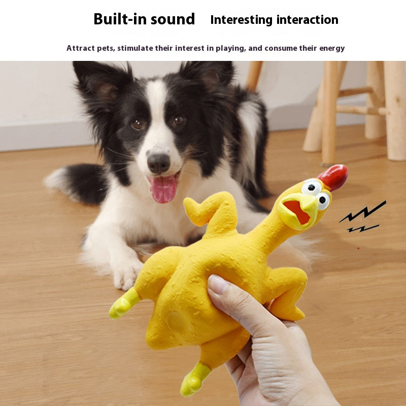 Screaming Chicken Vent Bite-Resistant Dog Sound Toy