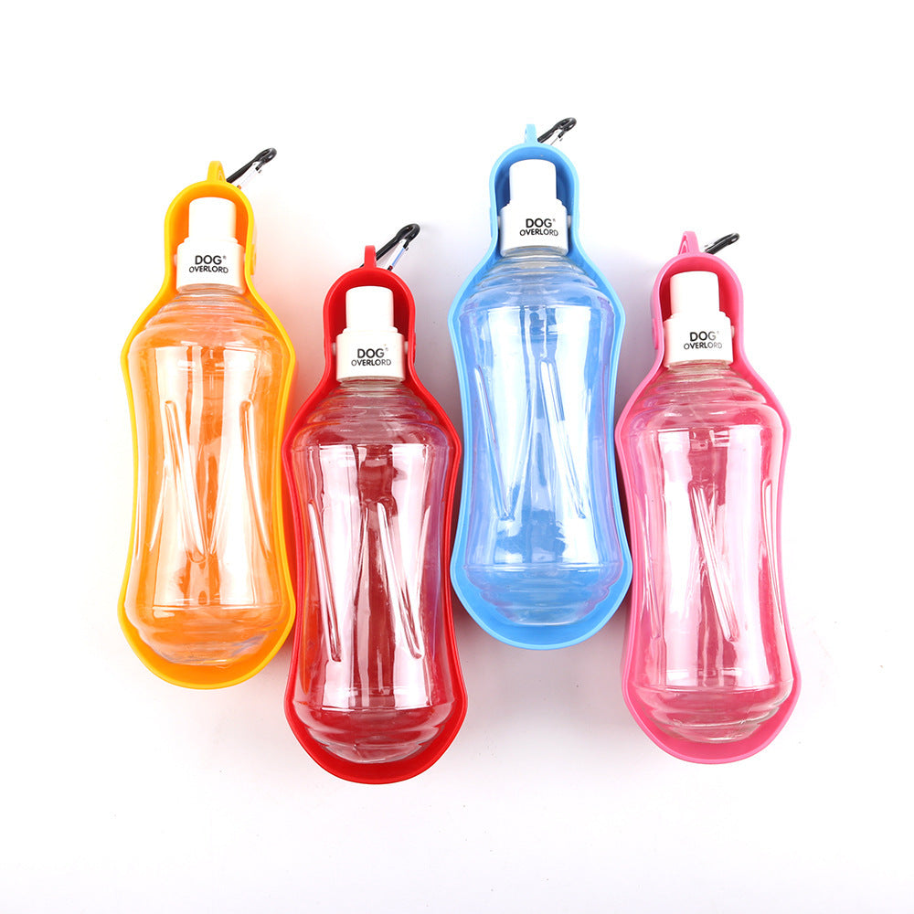 Traveling Dog Hanging Water Bottle
