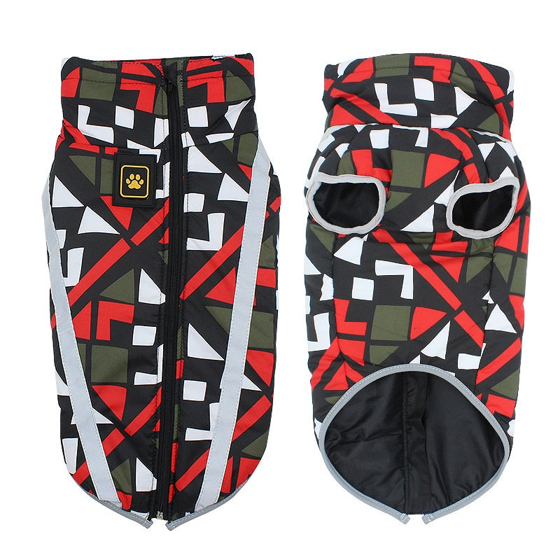 Reflective Warm Thick Dog Shell Jacket