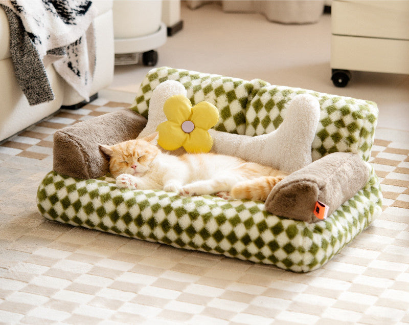 Warm Removable Washable Pet Bed