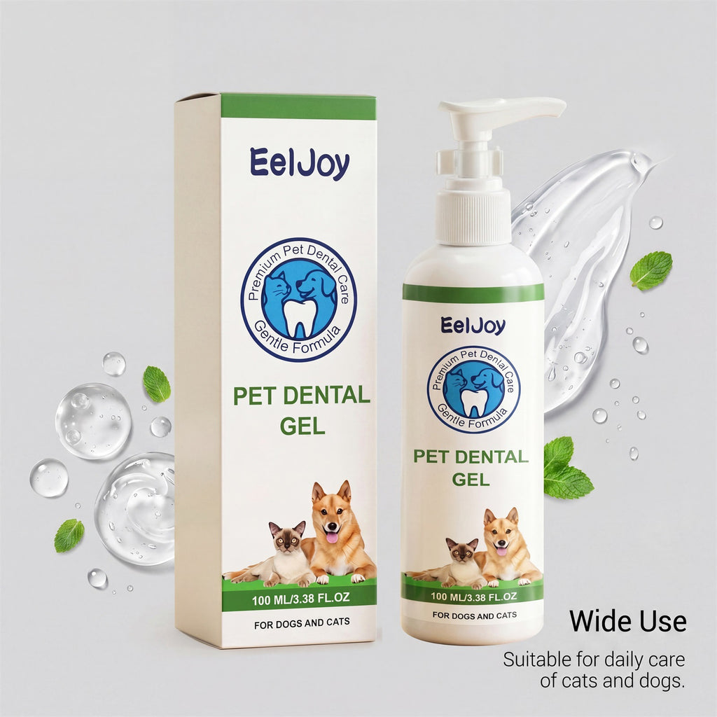 Eeljoy Pet Teeth Cleaning Gel Gentle Ingredients For Daily Care Of Pet Teeth, Refreshing And Clean, Convenient Gel