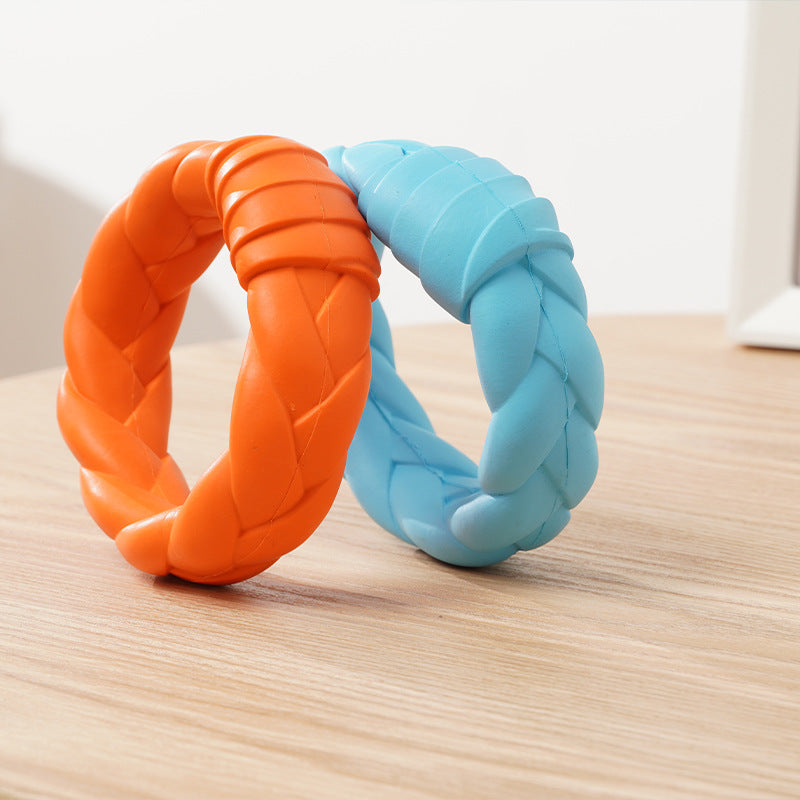Teeth Leaking Dog Toy Can'T Bite Interactive Training Inflated Ego Rubber Medium Dog Toy