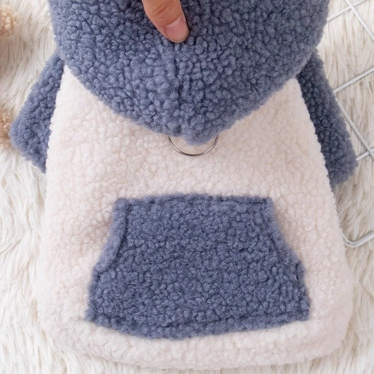 Thickened Warm Hooded Pet Coat