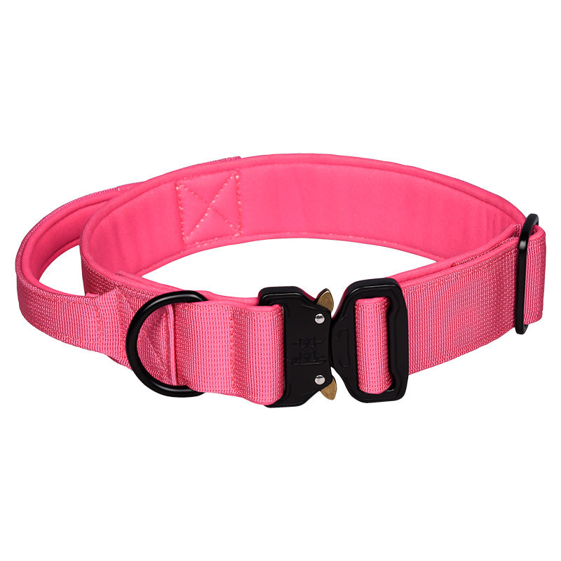 Tactical Collar Nylon Pet Release Buckle Outdoor Collar