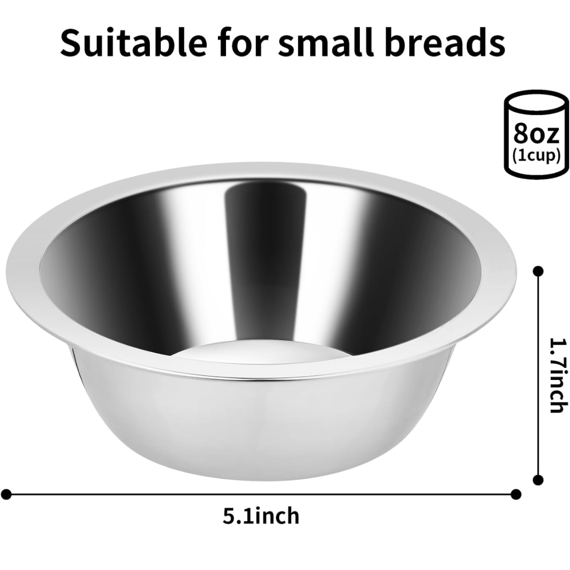 2Pcs Kennel Water Bowl Hanging,Stainless Steel Puppy Bowls For Small Dog Cage,Kennel, Crate, Catio Accessories,Dog Crate Water Bowl Dish Fee