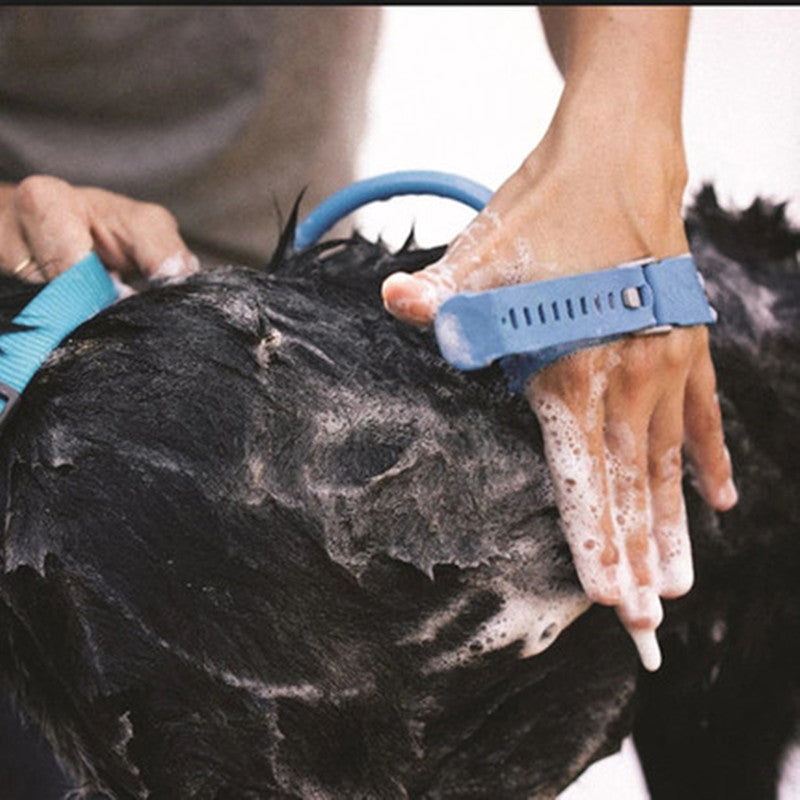 Dog Bathing and Massage Shower Tool