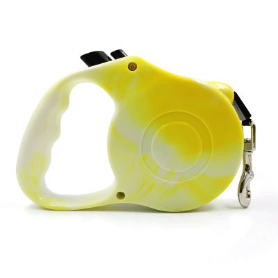 Automatic Retractable Dog Leash with Bone Print