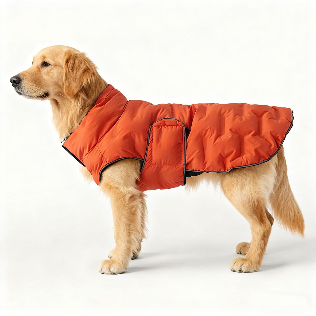 Water and Wind Resistant Hook-and-Loop Dog Jacket