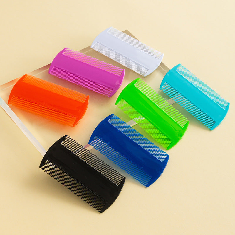 Fine Teeth Flea Comb Pet Comb Elderly Children Lice Comb Double-Edged Fine-Toothed Comb