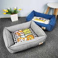 Square Warm Fabric Pet Bed