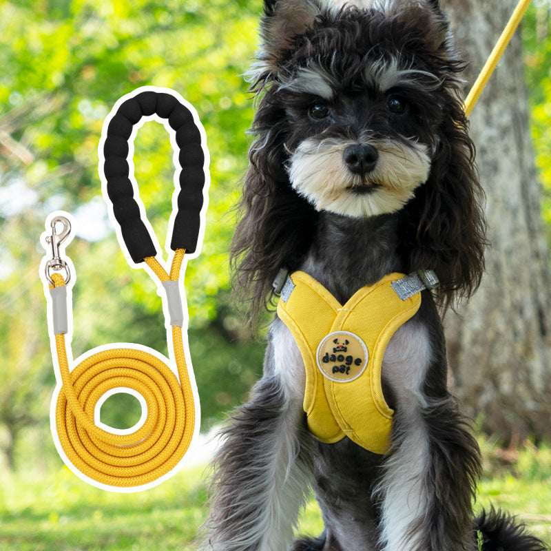 Polyester Pet Vest And Hand-Holding Rope