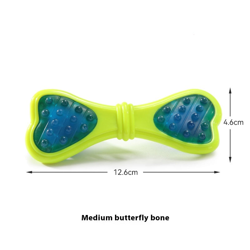 Butterfly Bone Chewing Bite-Resistant Pet Toy Dog Toy Molar