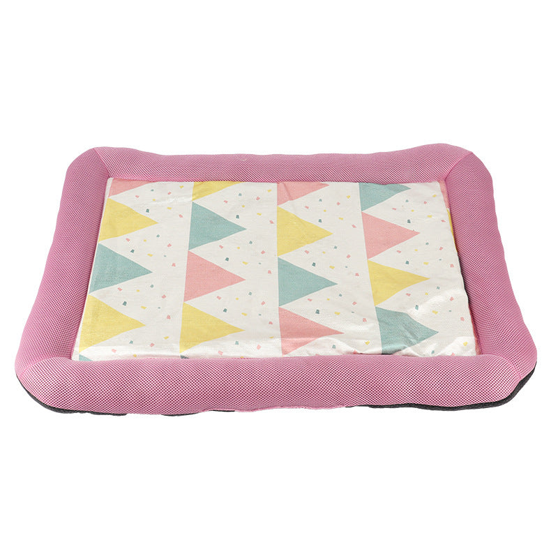 Summer Pet Ice Mat Dog Ice Silk Mat Mat