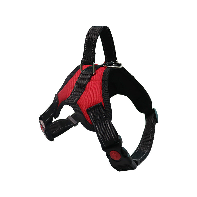 Explosion-Proof Medium Large Dog Pet Saddle Chest Strap