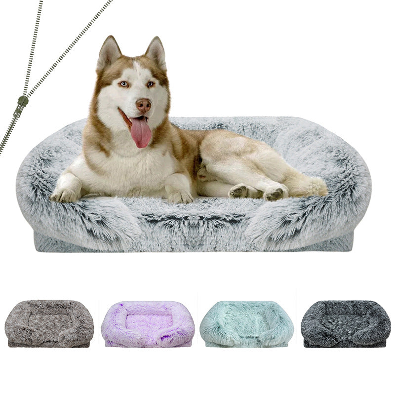 Removable Washable Square Pet Bed