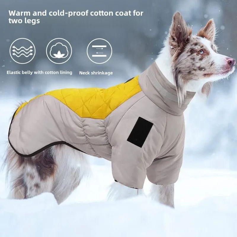 Reflective Waterproof Large Dog Winter Jacket