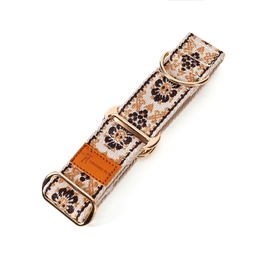 Ethnic-Style Adjustable Explosion-Proof Pet Collar